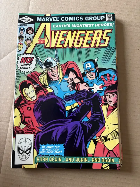 The Avengers #218 – Born Again... and Again... and Again... — Avengers Marvel Comics Group