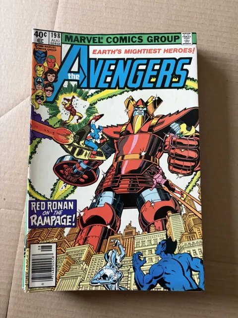 The Avengers #198 – Red Ronan on the Rampage! — Avengers Marvel Comics Group