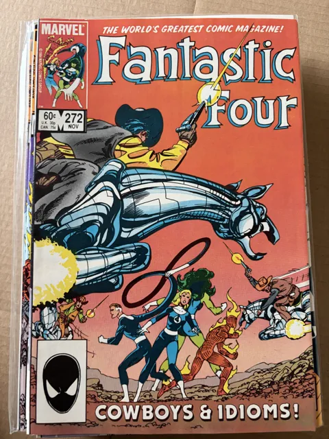Fantastic Four #272 – Cowboys & Idioms! — Fantastic Four Marvel