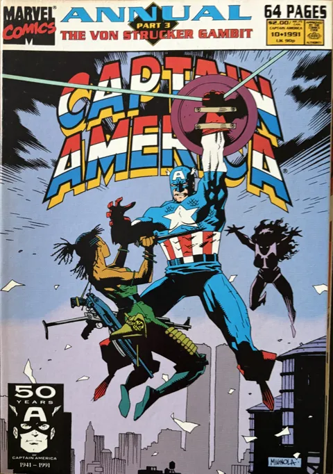 Captain America Annual #10 – The Von Strucker Gambit Part 3 — Captain America Marvel Comics