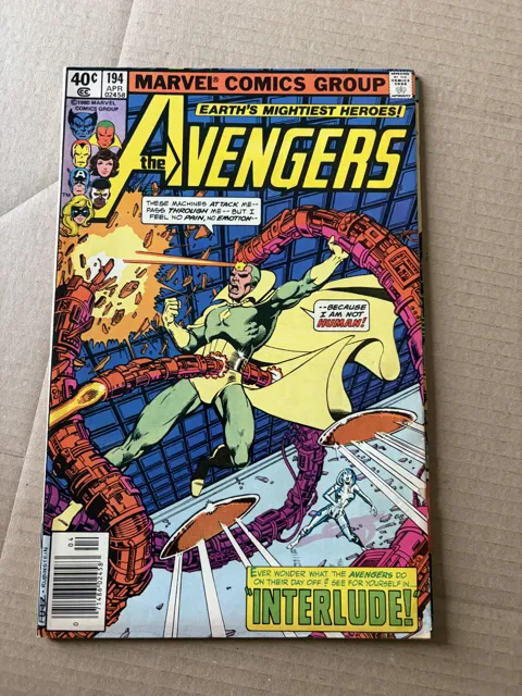 The Avengers #194 – Interlude! — Avengers Marvel Comics Group