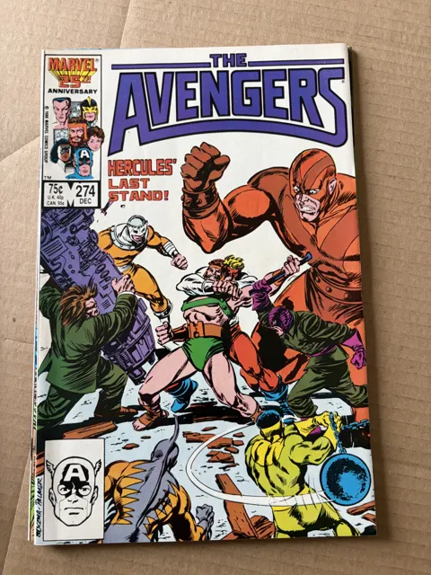 The Avengers #274 – Hercules' Last Stand! — Avengers Marvel