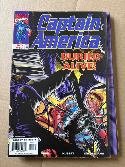 Captain America #10 – Buried Alive! — Captain America Marvel Comics