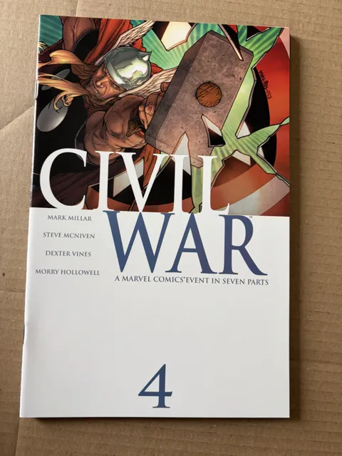 Civil War 4 — Civil War Marvel Comics
