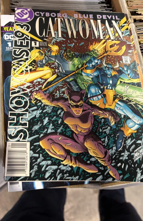 Showcase'93 1 Catwoman – Cyborg / Blue Devil — Catwoman DC