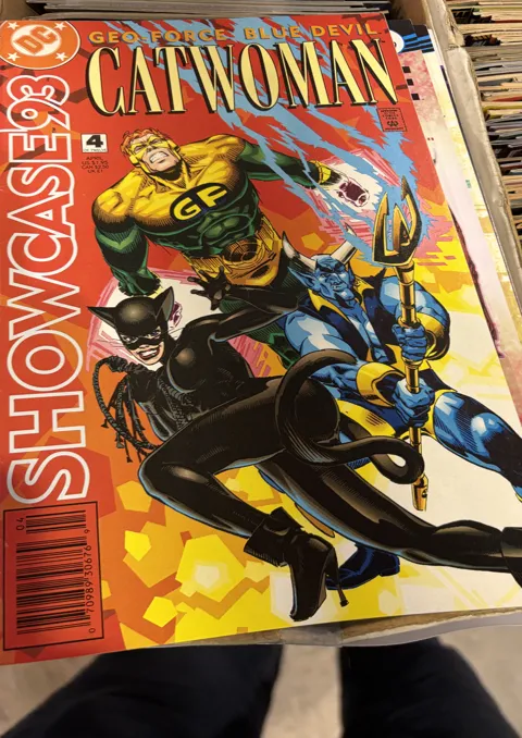 Showcase '93 #4 – Catwoman: Geo-Force, Blue Devil — Showcase '93 DC
