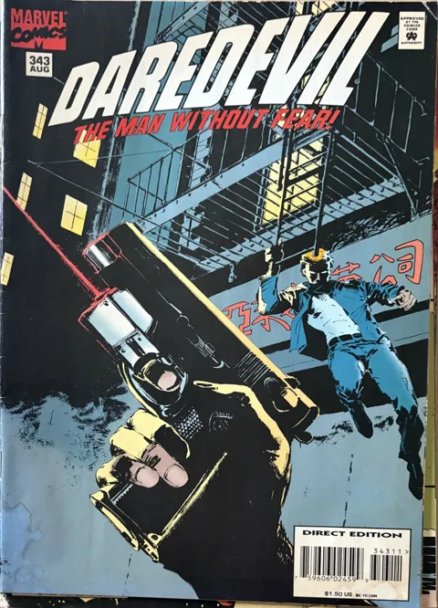 Daredevil #343 — Daredevil Marvel Comics