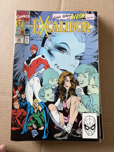 Excalibur #32 – Girls' School from Heck Part 1 of 3 — Excalibur Marvel Comics