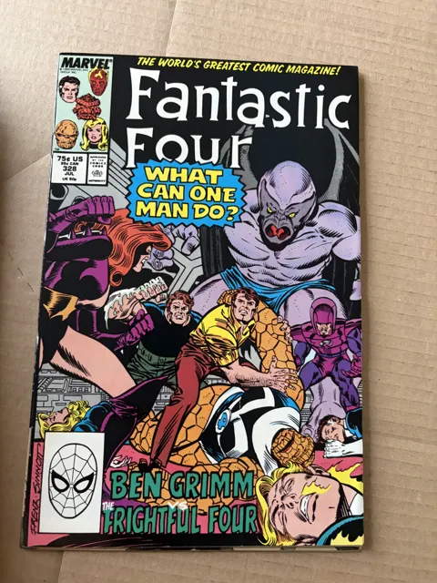 Fantastic Four #328 – Ben Grimm vs The Frightful Four — Fantastic Four Marvel