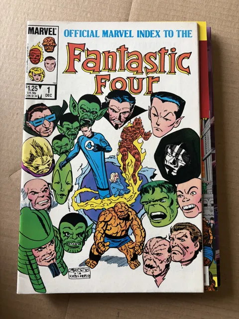 Official Marvel Index to the Fantastic Four #1 — Fantastic Four Marvel