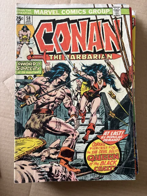 Conan the Barbarian #58 — Conan the Barbarian Marvel Comics