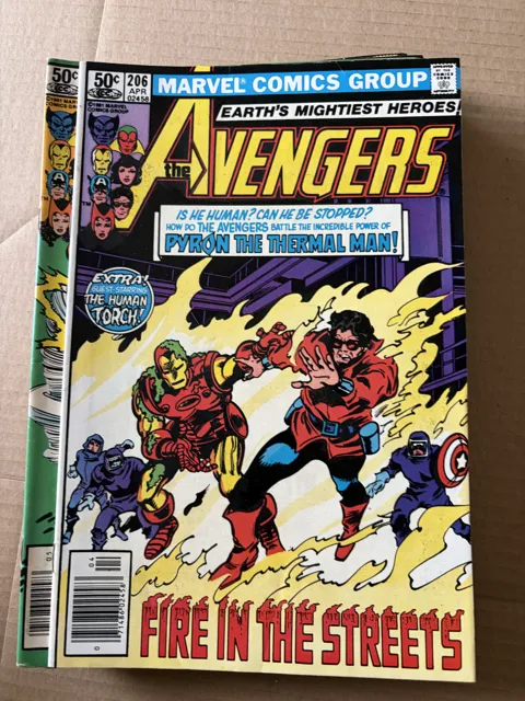 The Avengers #206 – Fire in the Streets — Avengers Marvel Comics Group