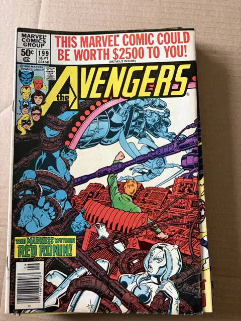 The Avengers #199 – The Madness Within Red Ronin! — Avengers Marvel Comics Group