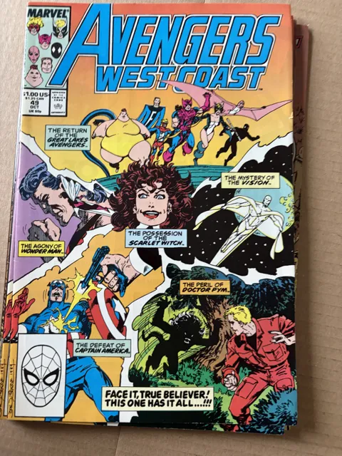 Avengers West Coast #49 — Avengers West Coast Marvel