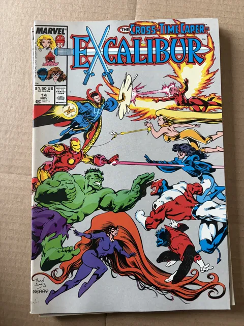 Excalibur #14 – The Cross-Time Caper — Excalibur Marvel