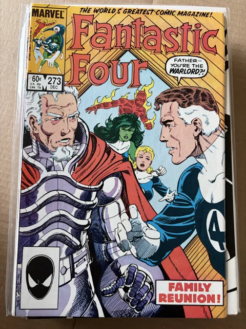 Fantastic Four #273 - 1st Nathaniel Richards — Fantastic Four Marvel