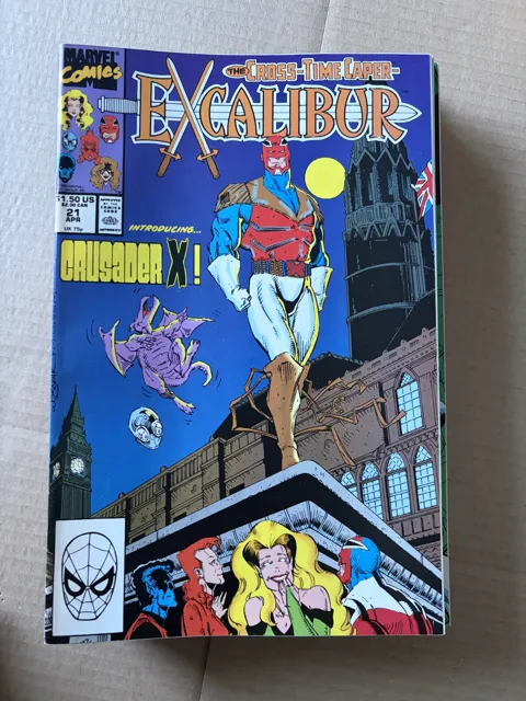 Excalibur 21 : The Cross-Time Caper — Excalibur Marvel Comics