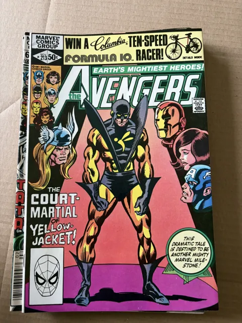 The Avengers #213 – The Court-Martial of Yellowjacket! — Avengers Marvel Comics Group