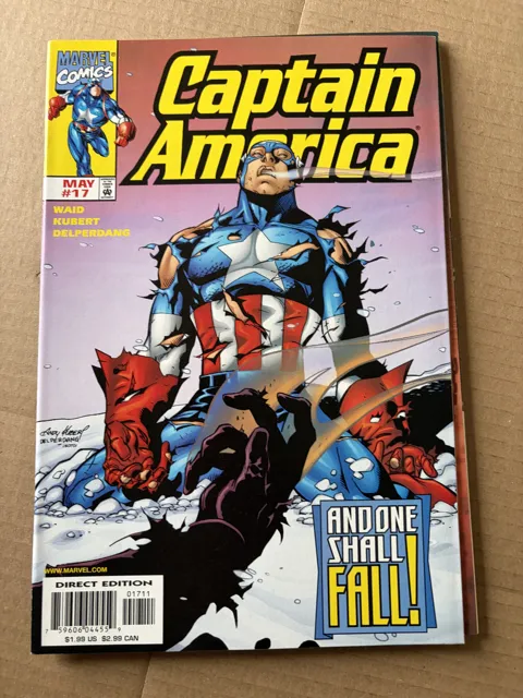 Captain America #17 – And One Shall Fall! — Captain America Marvel Comics