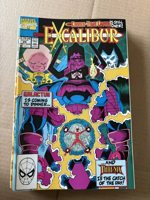 Excalibur #25 – The Cross-Time Caper is Still Over! — Excalibur Marvel Comics