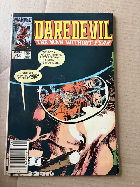 Daredevil #219 — Daredevil Marvel