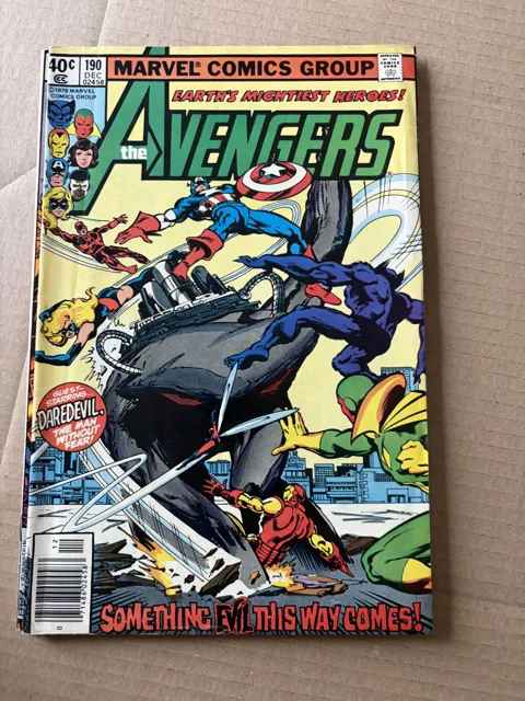 The Avengers #190 – Something Evil This Way Comes! — Avengers Marvel Comics Group
