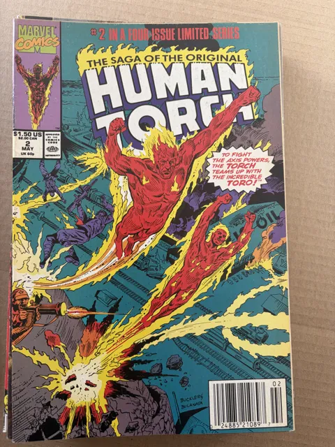 The Saga of the Original Human Torch #2 — Human Torch Marvel Comics