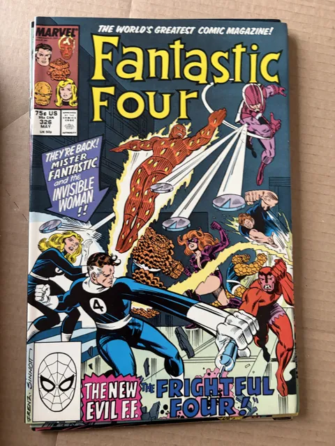 Fantastic Four #326 – The New Evil FF! The Frightful Four! — Fantastic Four Marvel