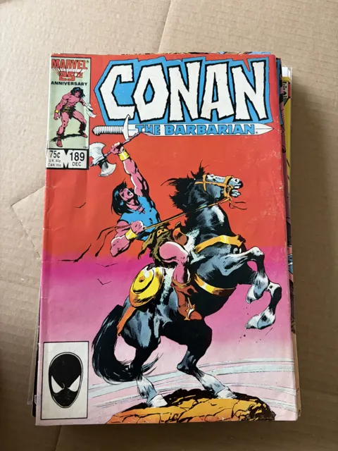 Conan the Barbarian #189 — Conan the Barbarian Marvel